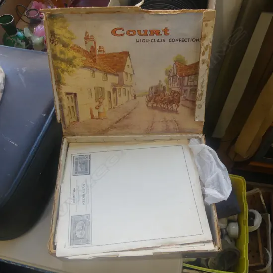 COLLECTION OF POST CARDS, STAMPS ETC