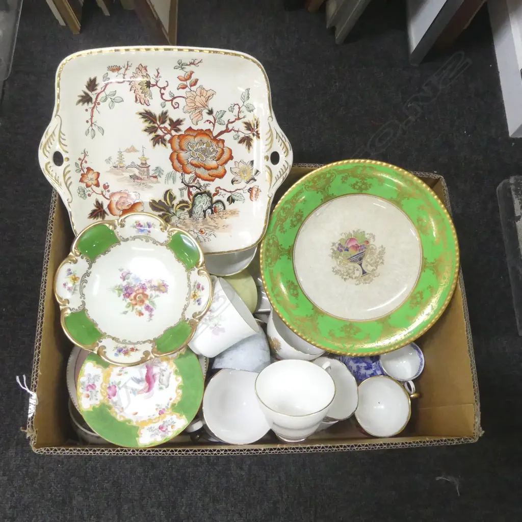 BOX LOT CSPS  DISHES MIXED CHINA Image 1++