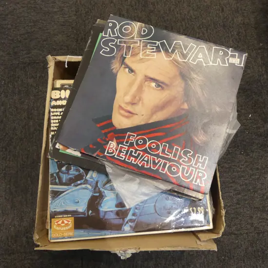 ASST. RECORDS ROD STEWART ETC