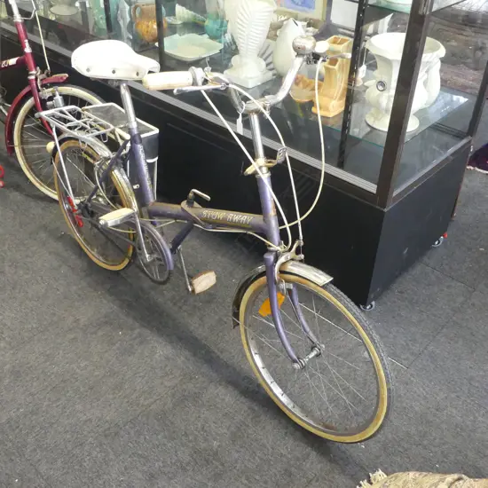 VINTAGE SOW-AWAY RALEIGH FOLDING BICYCLE - SHEPHERD CYCLES