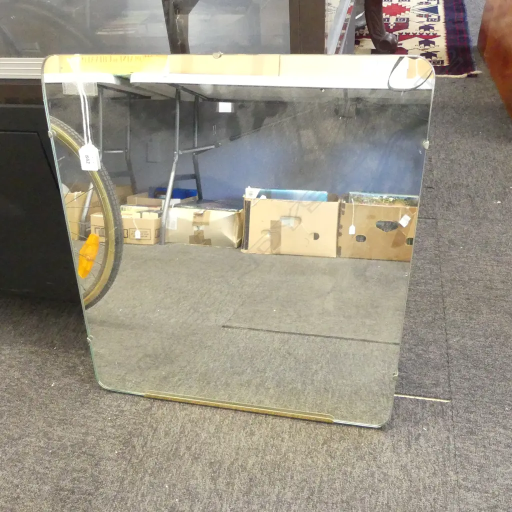 RETRO MIRROR EX G-PLAN DRESSER REQ. HANGERS 560x510mm  Image 1++