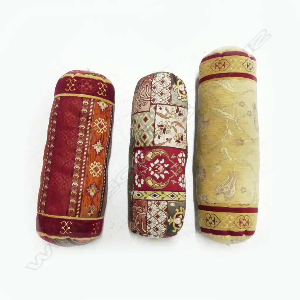 3 ISLAMIC BOLSTER CUSHIONS Image 1++