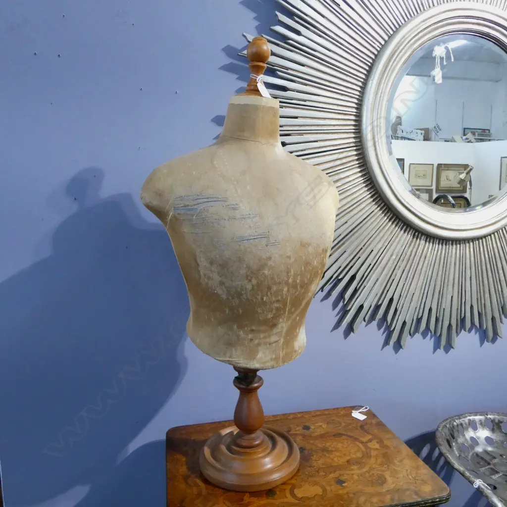 VINTAGE FRENCH TABLE TOP DISPLAY BUST 'BREVETE S.G.D.C' H.850mm Image 1++