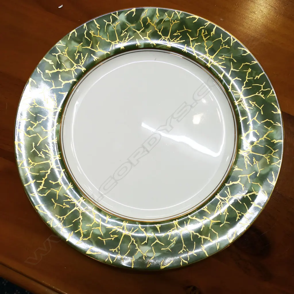 AYNSLEY PART DINNER & TEASET ONYX PAT Image 1++
