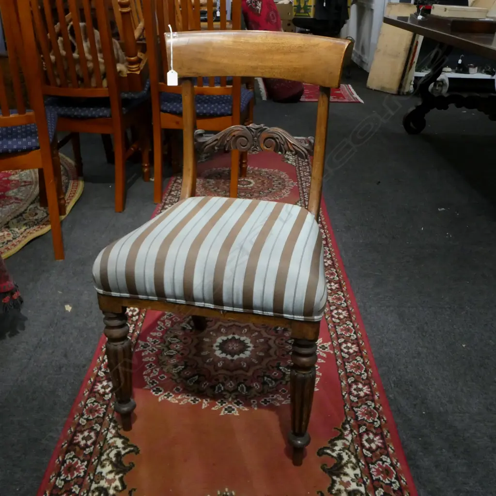 OAK WILLIAM IV DINING CHAIR Image 1++