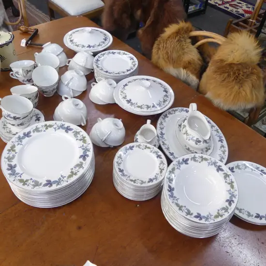 ROYAL DOULTON 'BURGUNDY' PART DINNER SERVICE