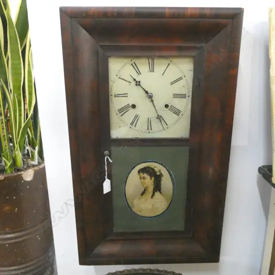 VICTORIAN WALL CLOCK 395x110x655mm
