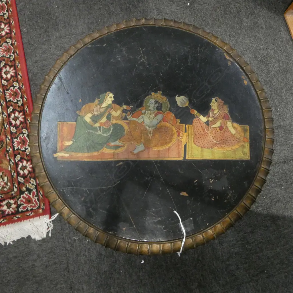 INDIAN SIDE TABLE H.540mm, 460mm dia Image 1++