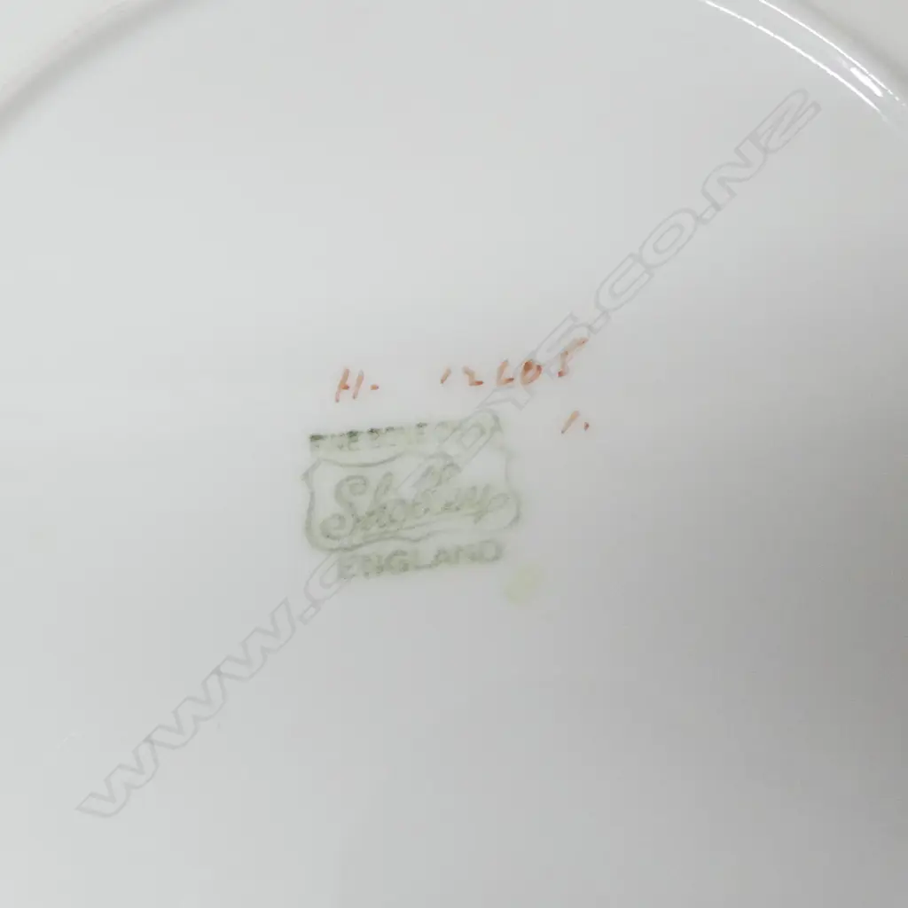 SHELLEY CHINA CSP CAKE PLATE & JUG ORANGE POPPY PAT Image 1++