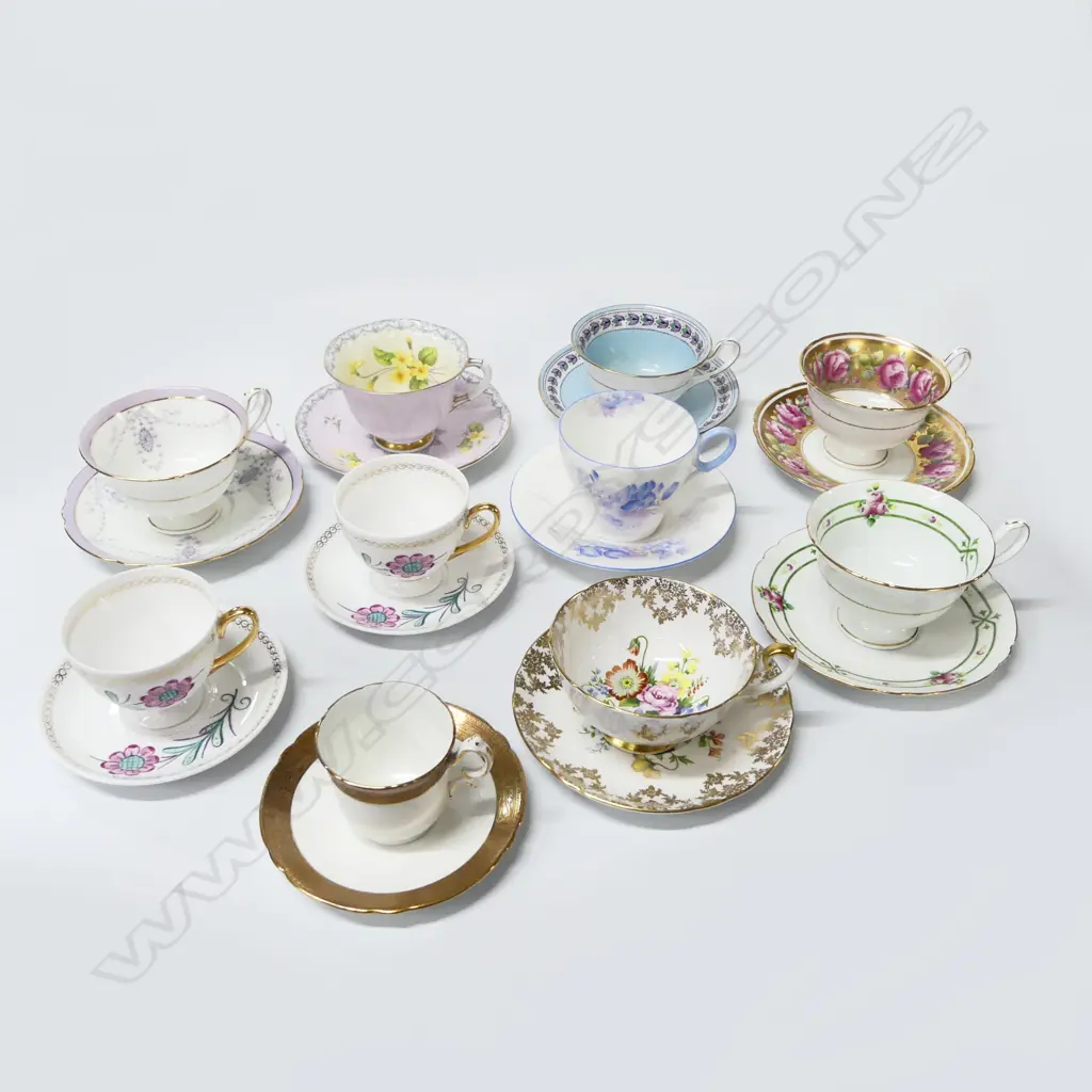 10 SHELLEY CHINA C/S MIXED PATS Image 1++
