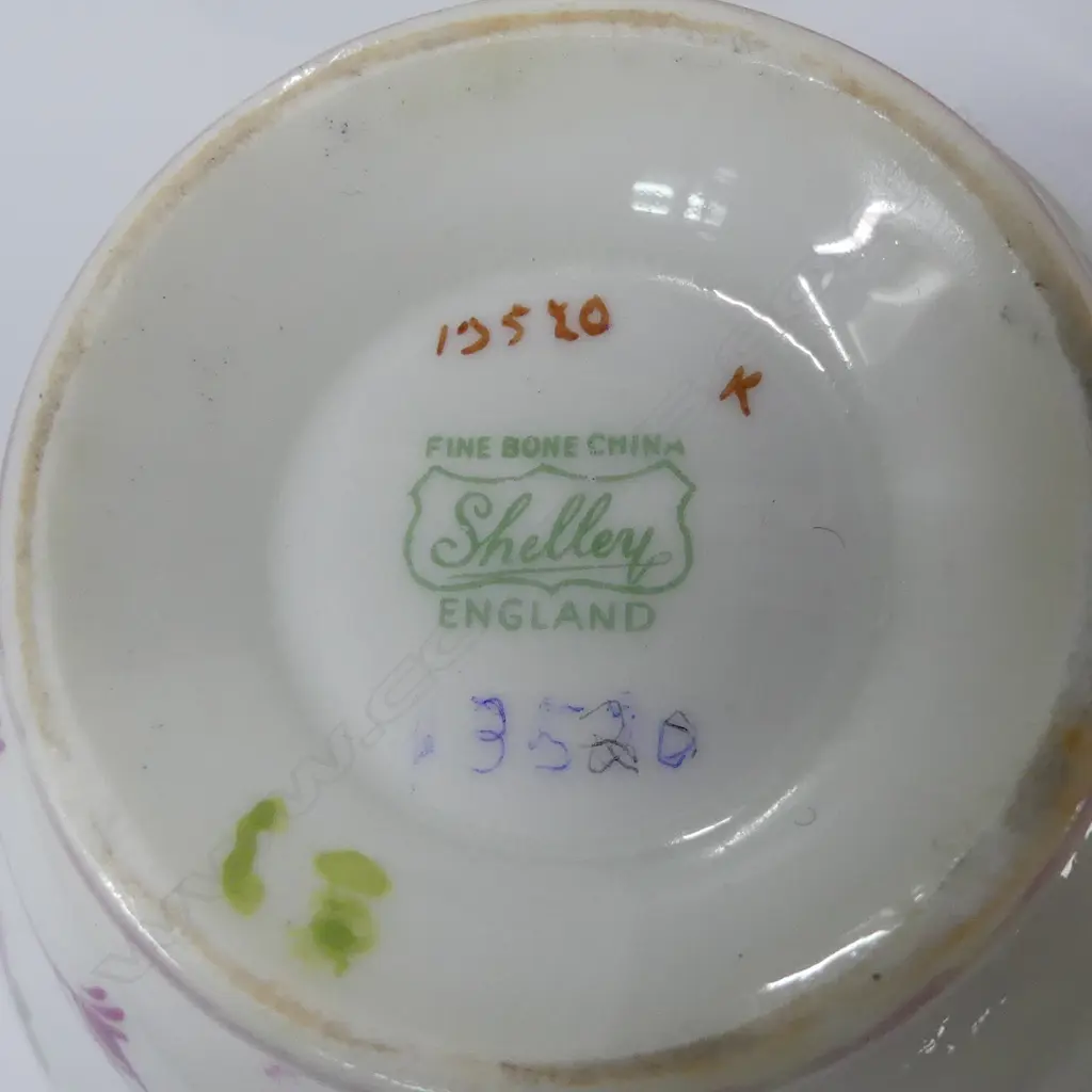 6 SHELLEY CHINA TRIOS MIXED PATS Image 1++