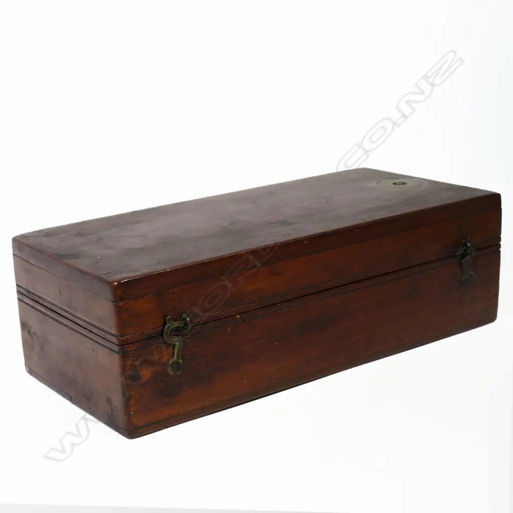 Oertling grain measuring Chondrometer - in original mahogany box. Image 1++