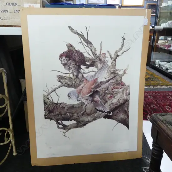 LARGE RAYMOND CHING PRINT ON BOARD (UNFRAMED), 745x570mm 107/850