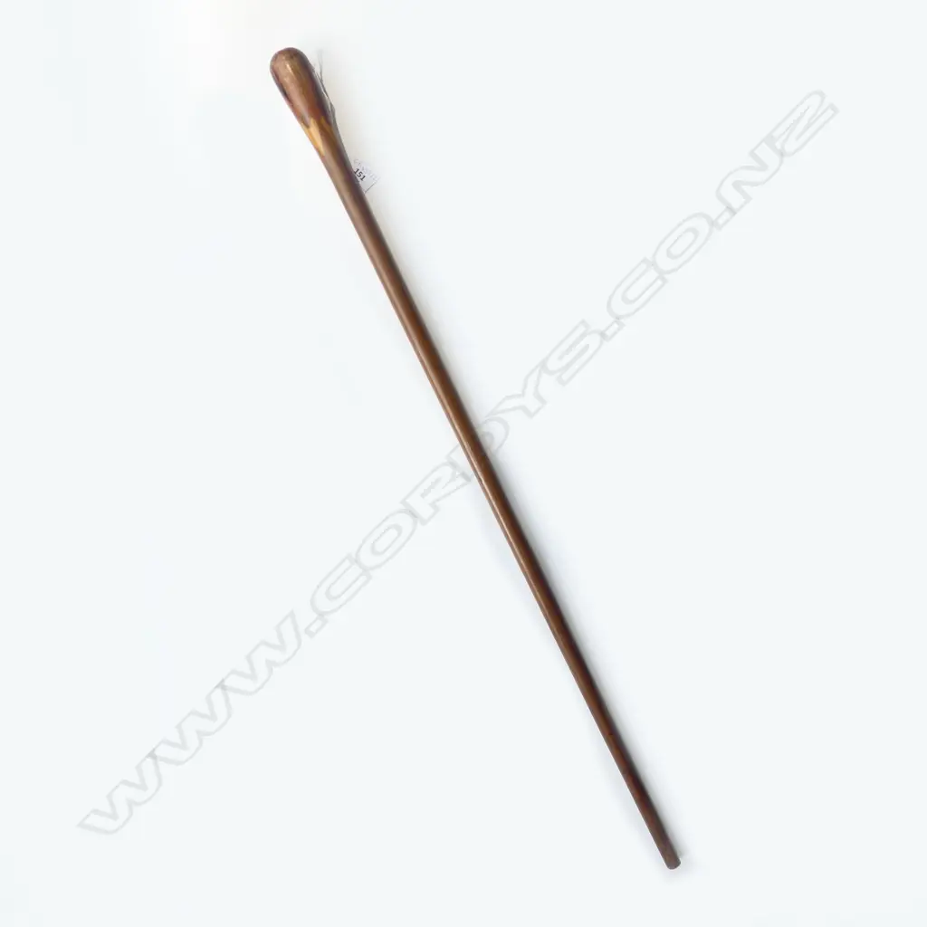 INLAID WOODEN WALKING STICK L.900mm Image 1++