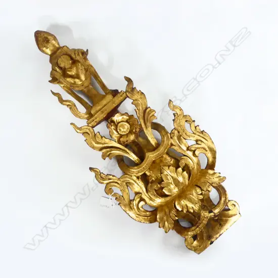 ORIENTAL GILT CARVING H.630mm losses