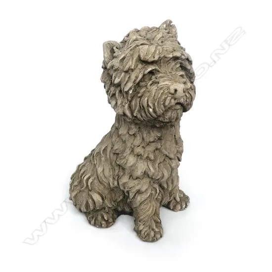 Concrete Small West Highland Terrier H.330mm.10kg