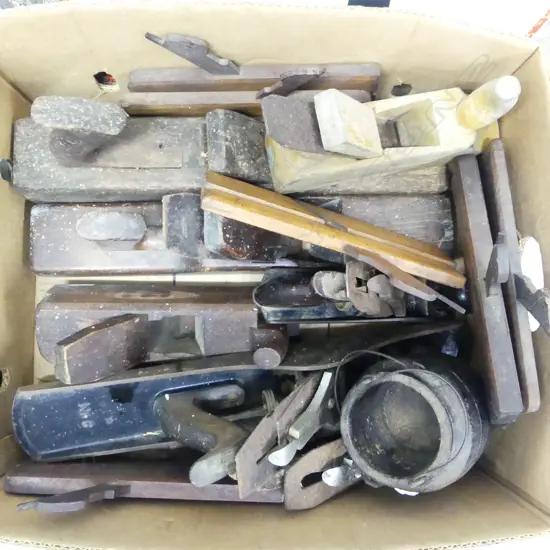 ASST. PLANES (MOULDING ETC), INCL. NO#6, GLUE POT ETC