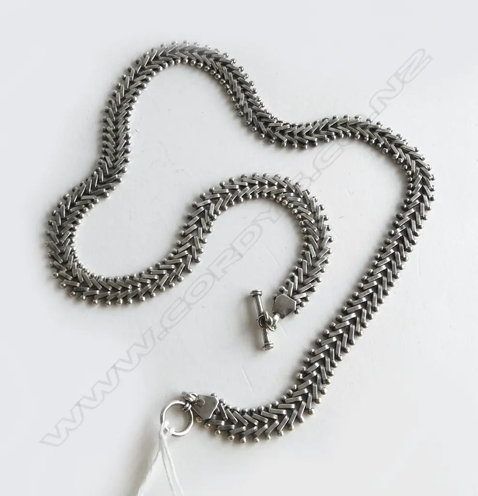 SILVER NECKLACE 39gm Image 1++
