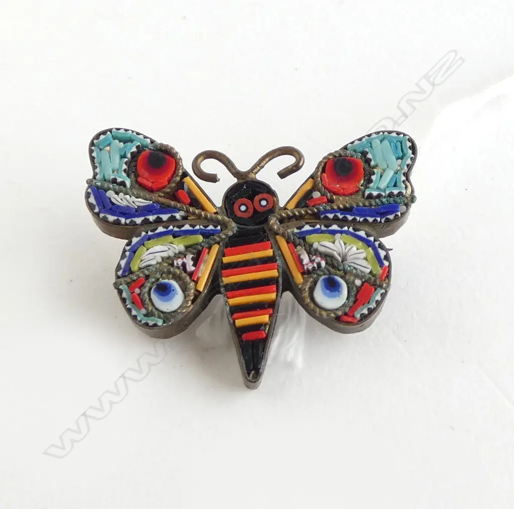 MOSAIC BUTTERFLY BROOCH Image 1++