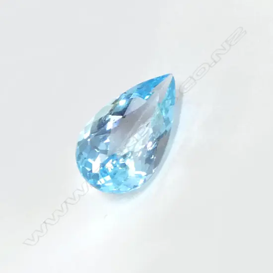 PEAR FACET CUT LOOSE BLUE TOPAZ, 7.85ct