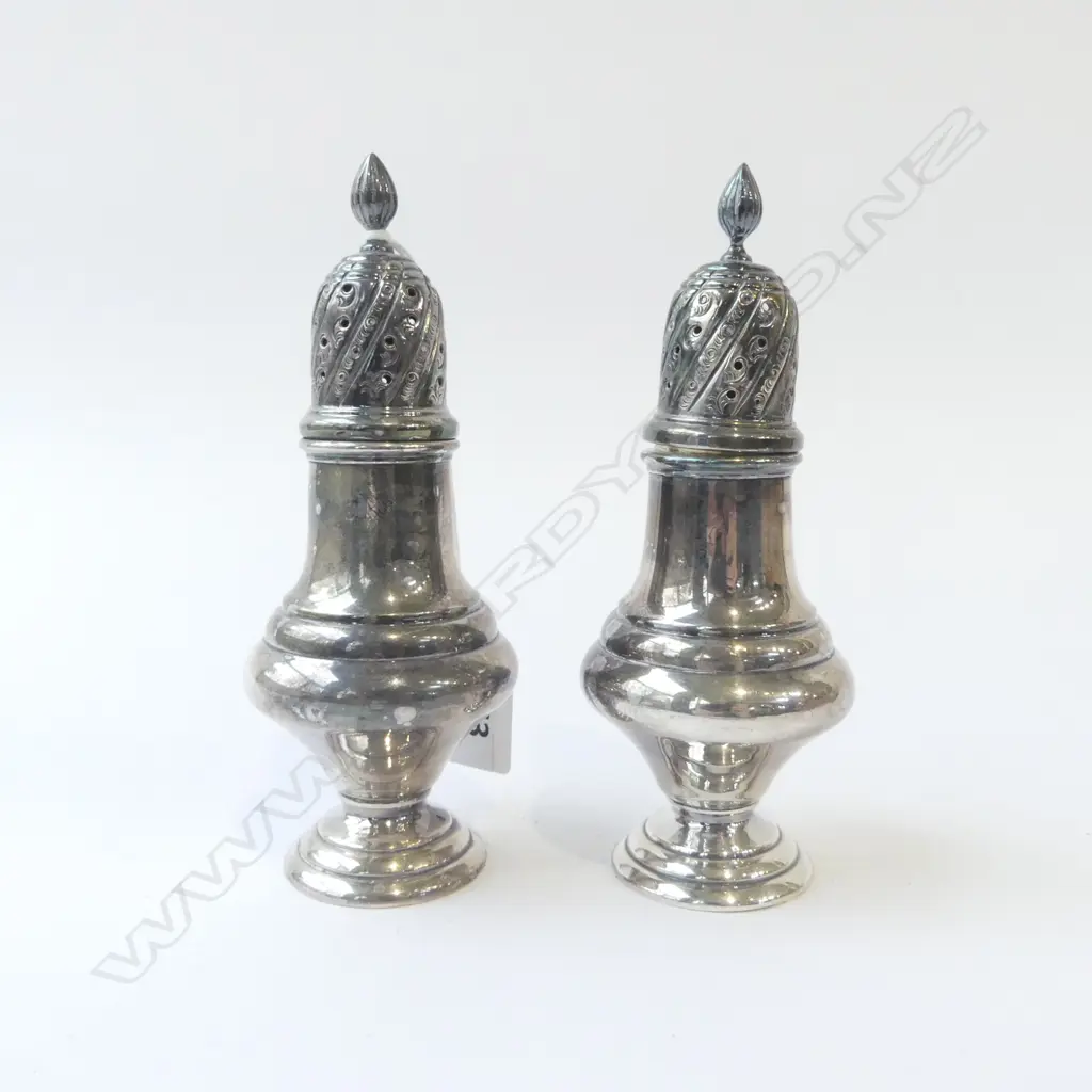 PR OF STG SILVER CASTORS, LONDON 1971, 159gms Image 1++