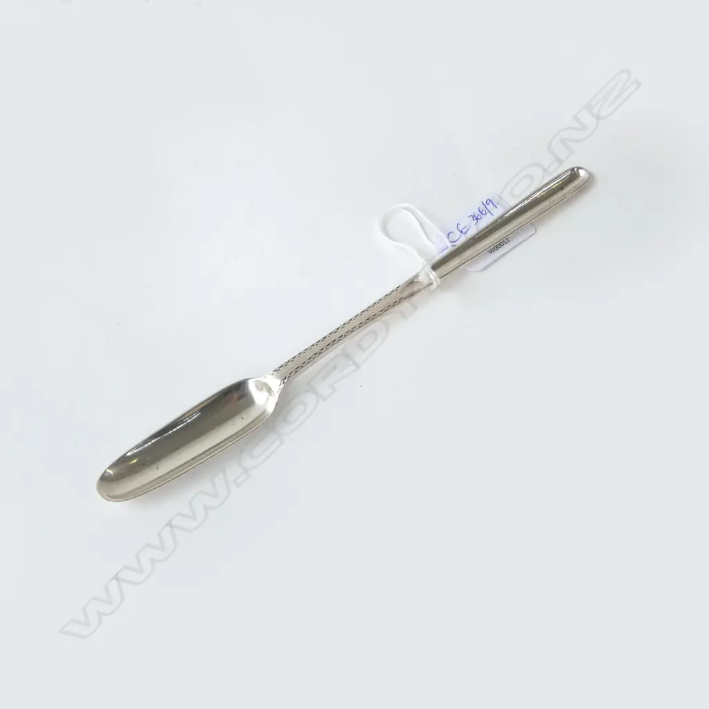 ANTIQUE STG SILVER MARROW SCOOP L.210mm, 39grms Image 1++