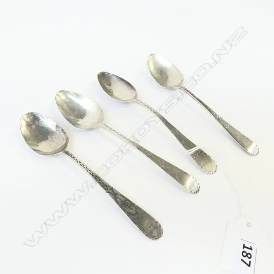 4 TEASPOONS LON. GEORGIAN, 42gm