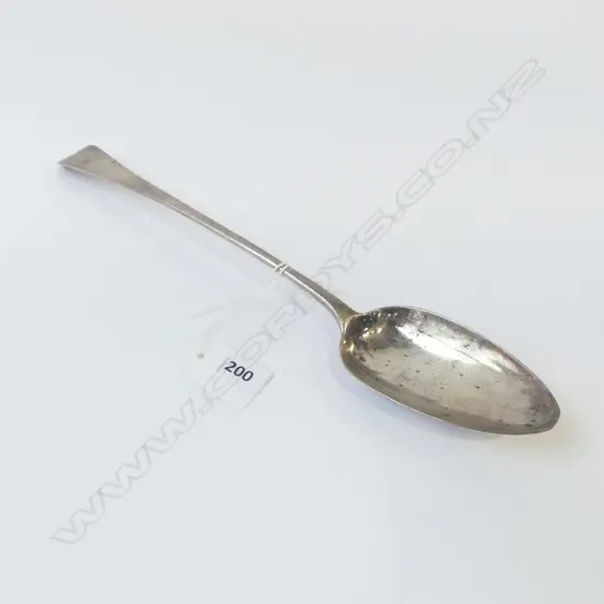 STG SILVER PIE SPOON, LONDON 1801, 102gms