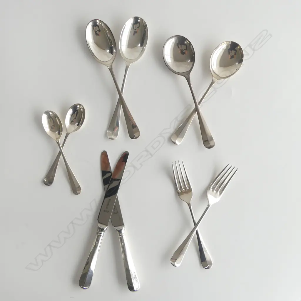 10 PCES. STG SILVER CUTLERY, SHEFFIELD 1992, 347gms (EXCLUDING PR KNIVES) Image 1++
