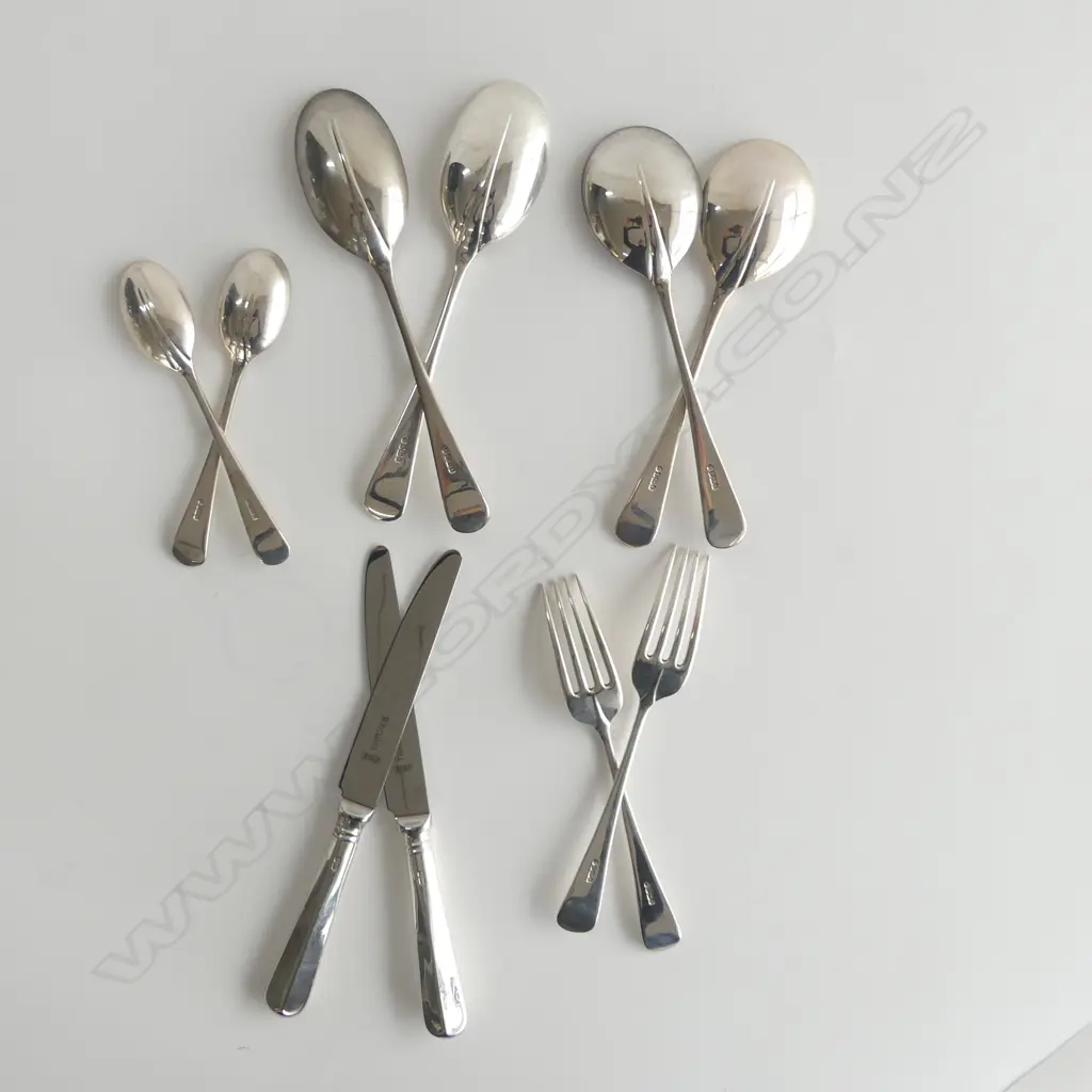 10 PCES. STG SILVER CUTLERY, SHEFFIELD 1992, 347gms (EXCLUDING PR KNIVES) Image 1++