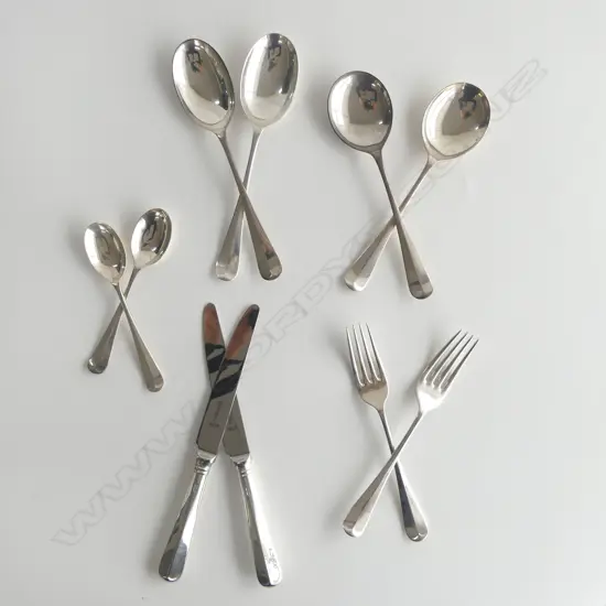 10 PCES. STG SILVER CUTLERY, SHEFFIELD 1992, 347gms (EXCLUDING PR KNIVES)