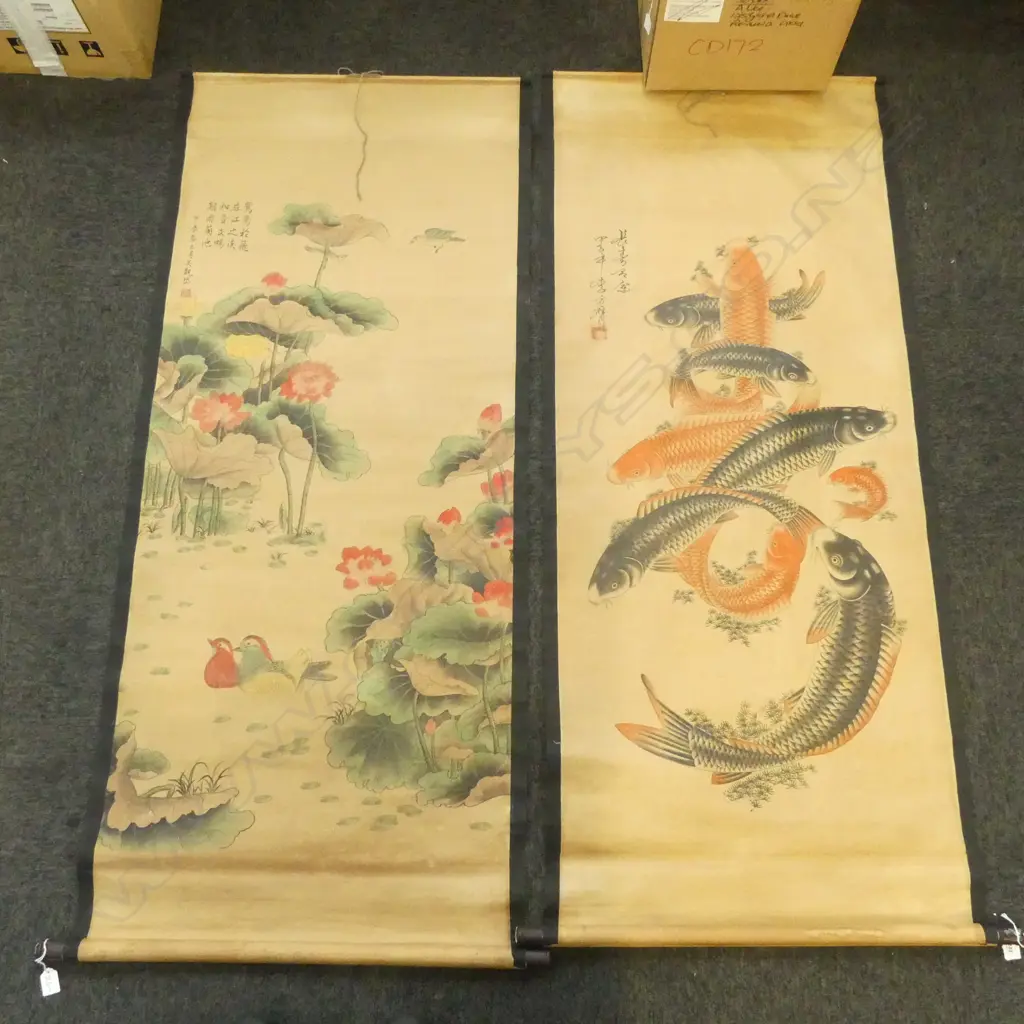 2 ORIENTAL SCROLLS Image 1++