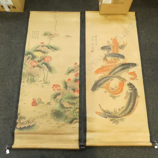 2 ORIENTAL SCROLLS