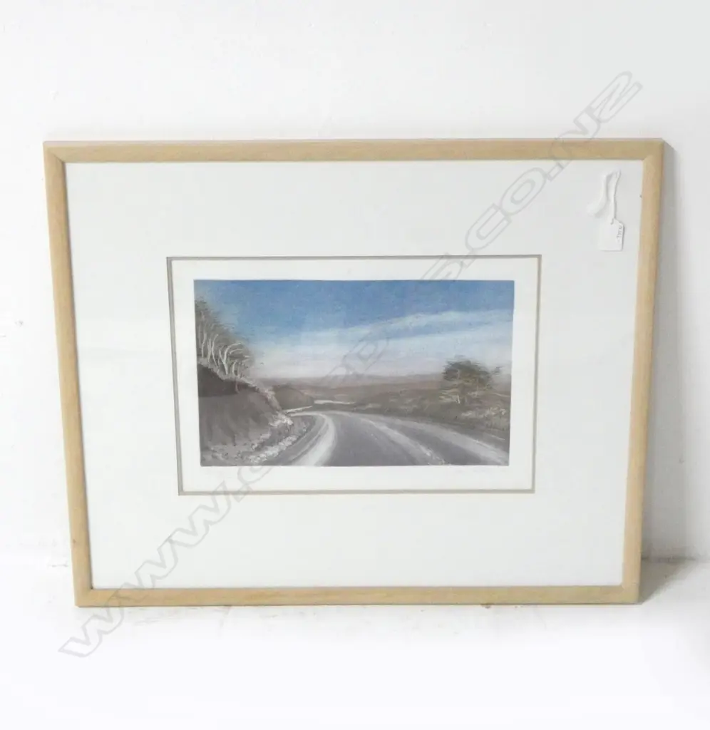 RITCHIE JUNE (WORKING 1980S) - TUROA DOWNHILL, PRINT, SIGNED, 220 x 350mm Image 1++