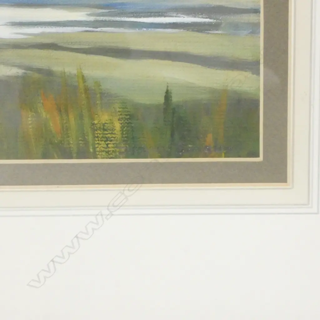 UNKNOWN (INITIALS  - WAITEMATA HARBOUR, ACRYLIC, SIGNED, 200 x 280mm Image 1++