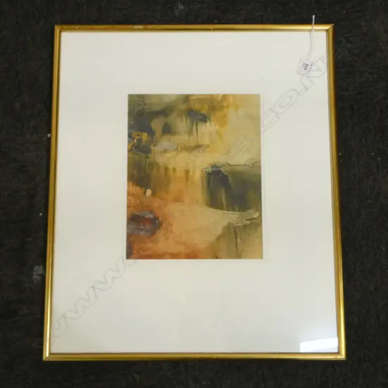 SUZANNE GOLDBERG, SILENT - 1995, OIL ON PAPER, 290x240mm