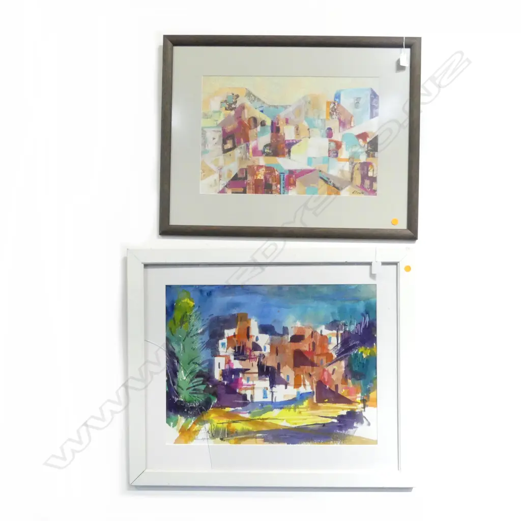 2 ORIGINAL W/Cs; 1 SIGNED ZULLY BAZIN w. CERTIFICATE OF AUTHENTICITY TO REVERSE, 530x660mm Image 1++