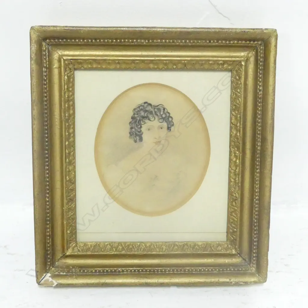 HENRY EDRIDGE (1769-1821), PORTRAIT OF A LADY, 110x 130mm Image 1++