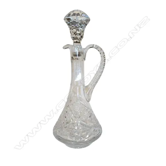 CRYSTAL DECANTER WITH STOPPER - 380x150mm