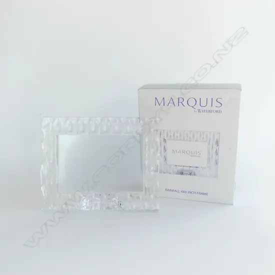 MARQUIS BY WATERFORD 'RAINFALL' PHOTO FRAME 160x205mm boxed as new