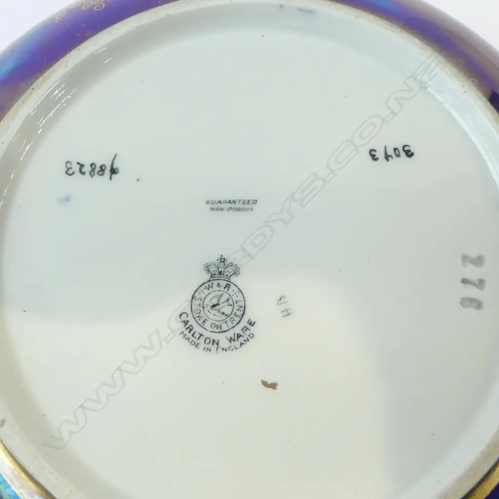 CARLTON WARE KINGFISHER BOWL 190mm dia Image 1++