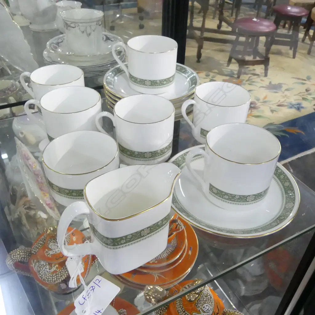 14 PCE ROYAL DOULTON 'RONDELAY' COFFEE SET Image 1++