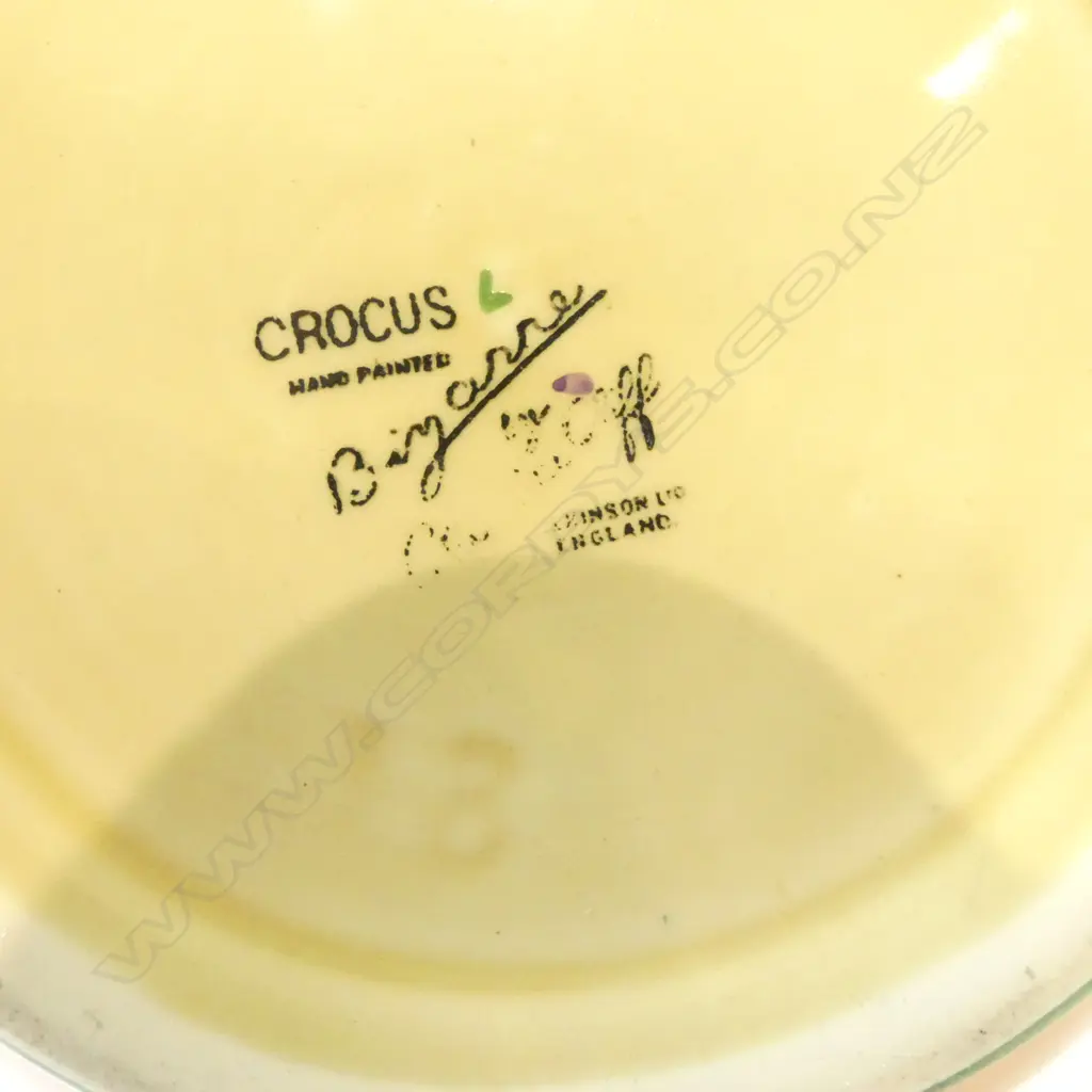 CLARICE CLIFF BIZARRE 'CROCUS' BOWL Dia.215mm Image 1++