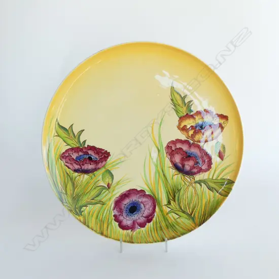 CARLTON WARE ICELAND POPPY CHARGER 330mm dia