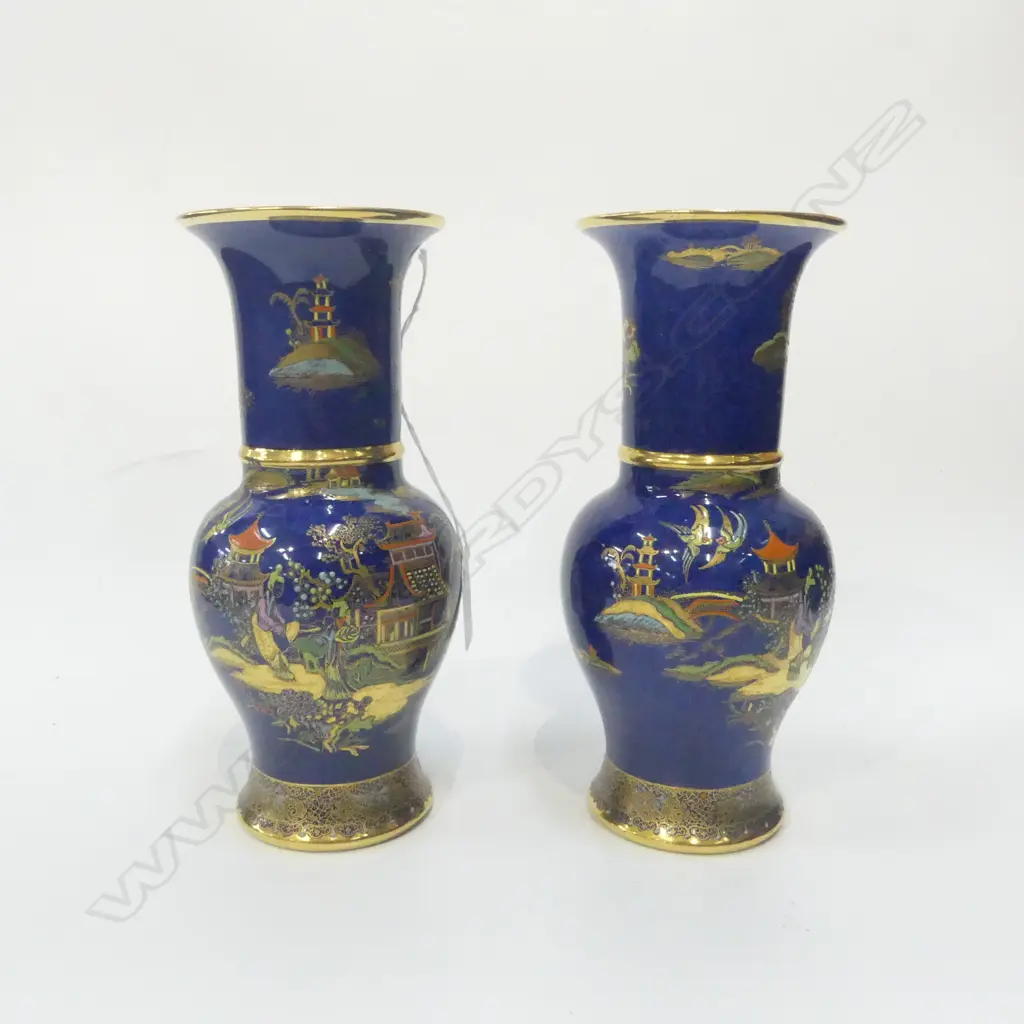 PR CARLTON WARE NEW MIKADO VASES H.210mm Image 1++