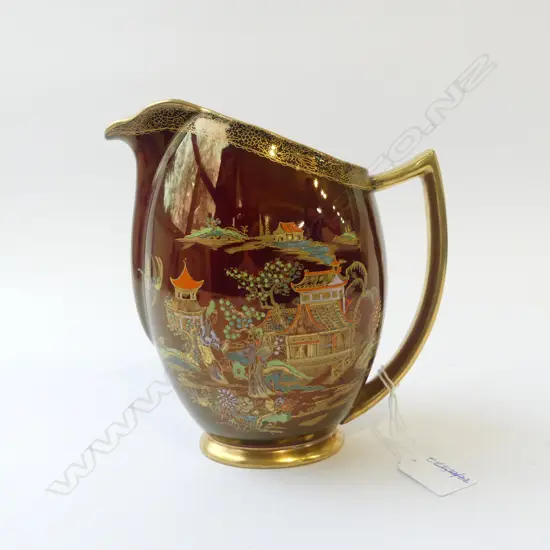 CARLTON WARE ROUGE ROYALE JUG H.180mm