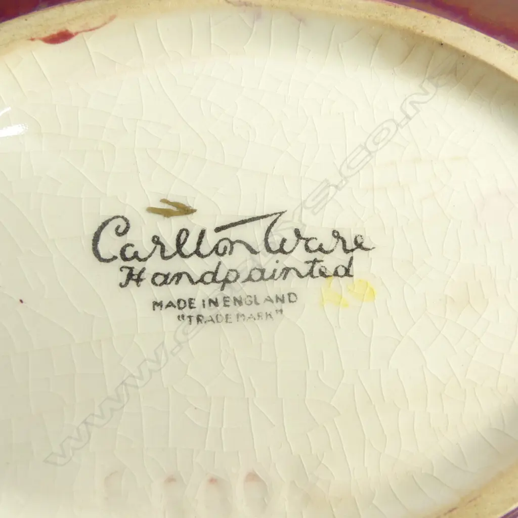 3 CARLTON WARE ROUGE ROYALE DISHES W.265mm Image 1++