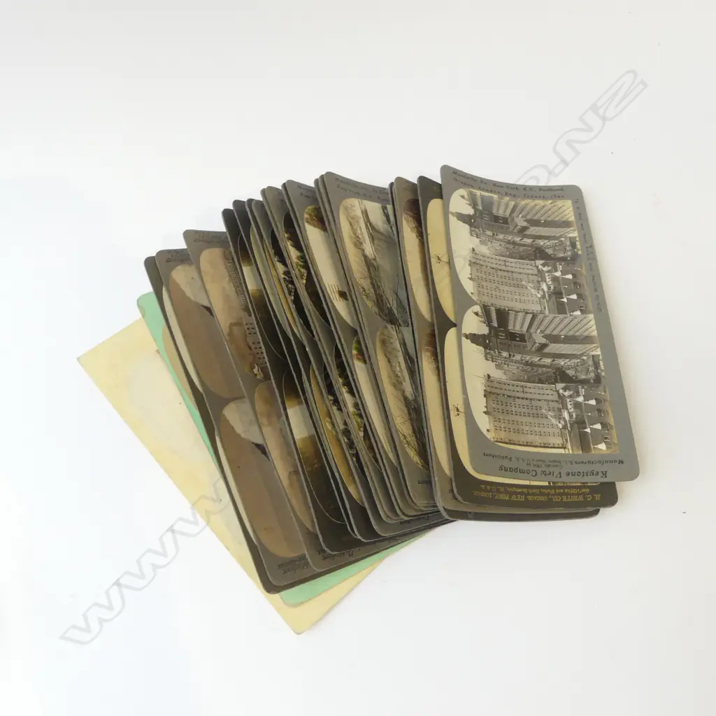 22 ANTIQUE STEREOVIEW CARDS OF USA NEW YORK NIAGRA FALLS ETC  Image 1++
