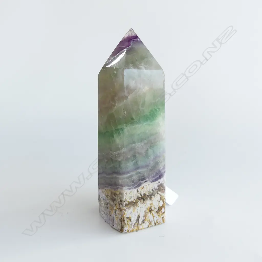 GREEN & PURPLE GEODE H150MM Image 1++