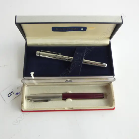 2 CASED SHEAFFER PENS